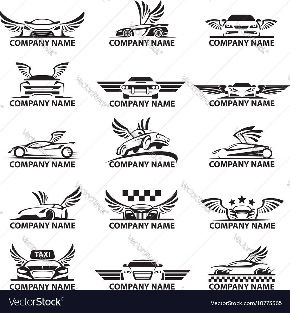 Car icon set Royalty Free Vector Image - VectorStock