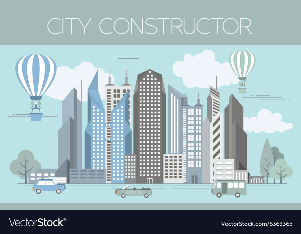 Great city map creator colour version house