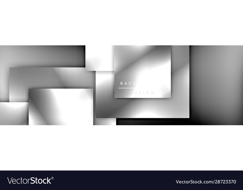 Square shapes composition geometric abstract Vector Image