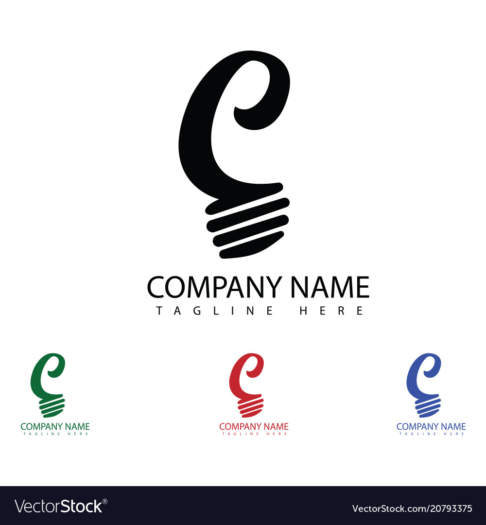 E letter logo design