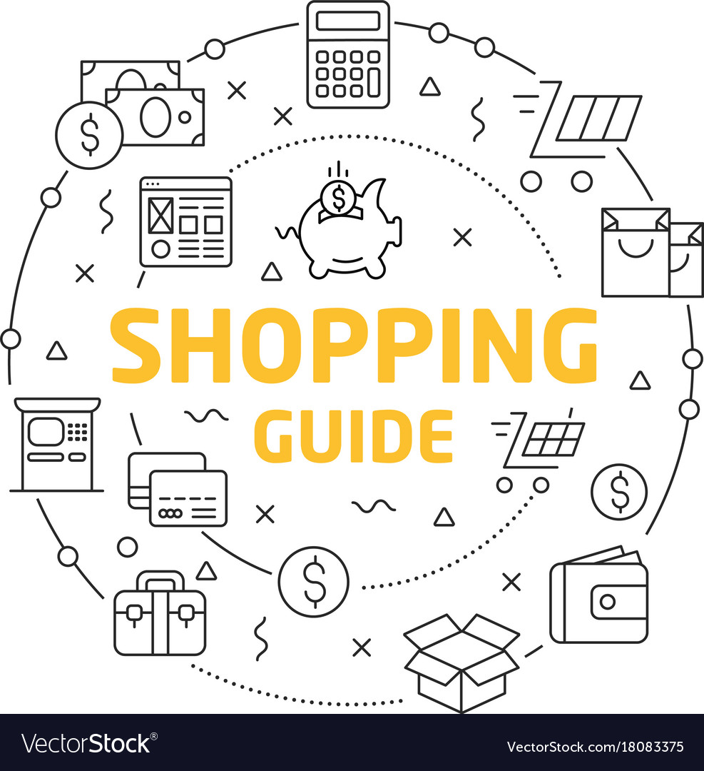 Linear shopping guide