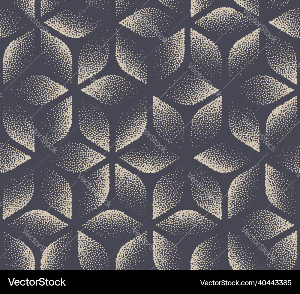 Modern cube stippled isometric seamless pattern Vector Image