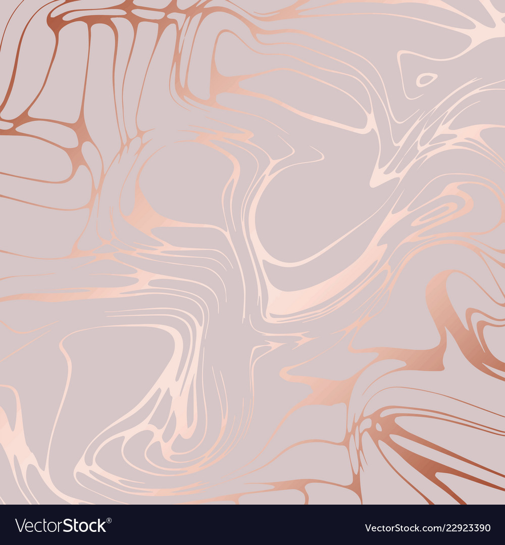 Rose gold abstract decorative background Vector Image