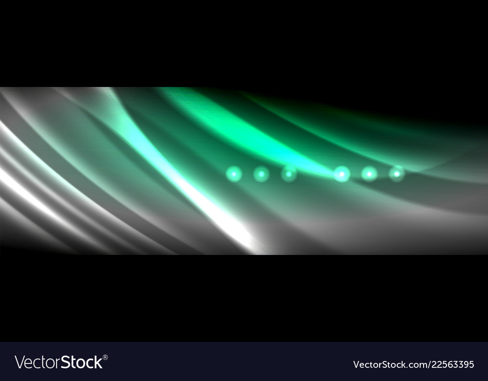 Liquid neon flowing waves glowing light lines