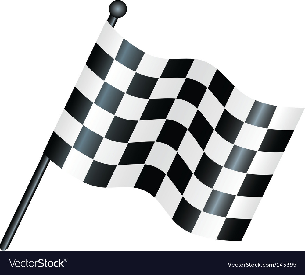 download race flag banner