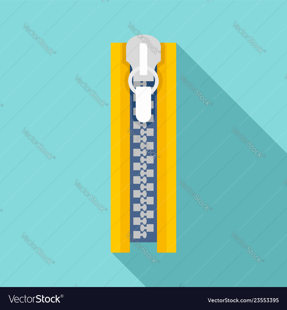 flat zipper