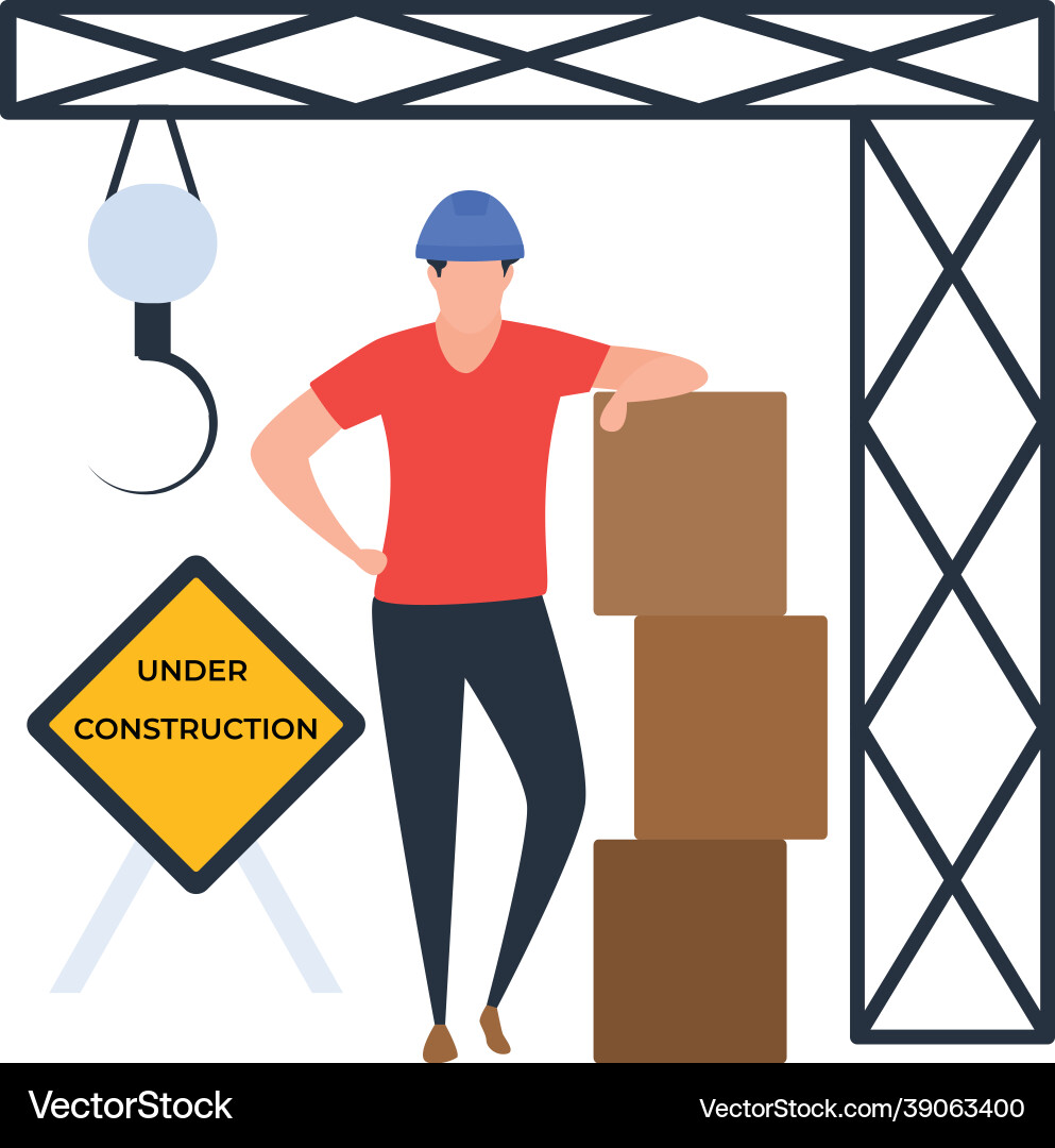 Contruction Vector Image Construction Royalty Free Vector Image - VectorStock