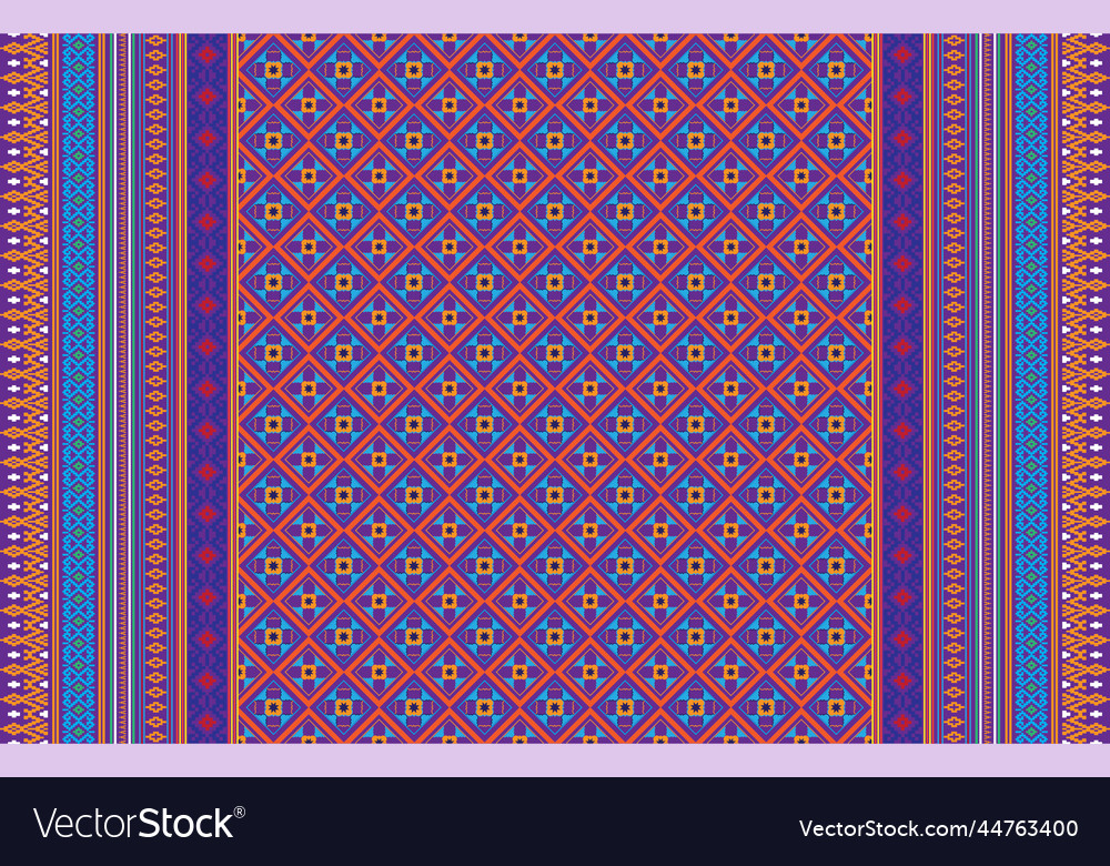 Gypsy pattern tribal ethnic motifs geometric Vector Image