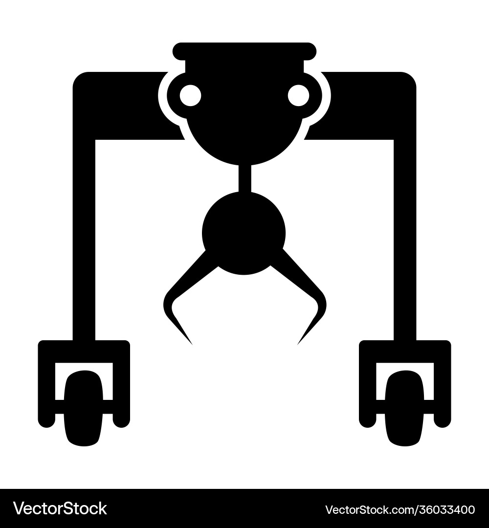 Robotic arm Royalty Free Vector Image - VectorStock