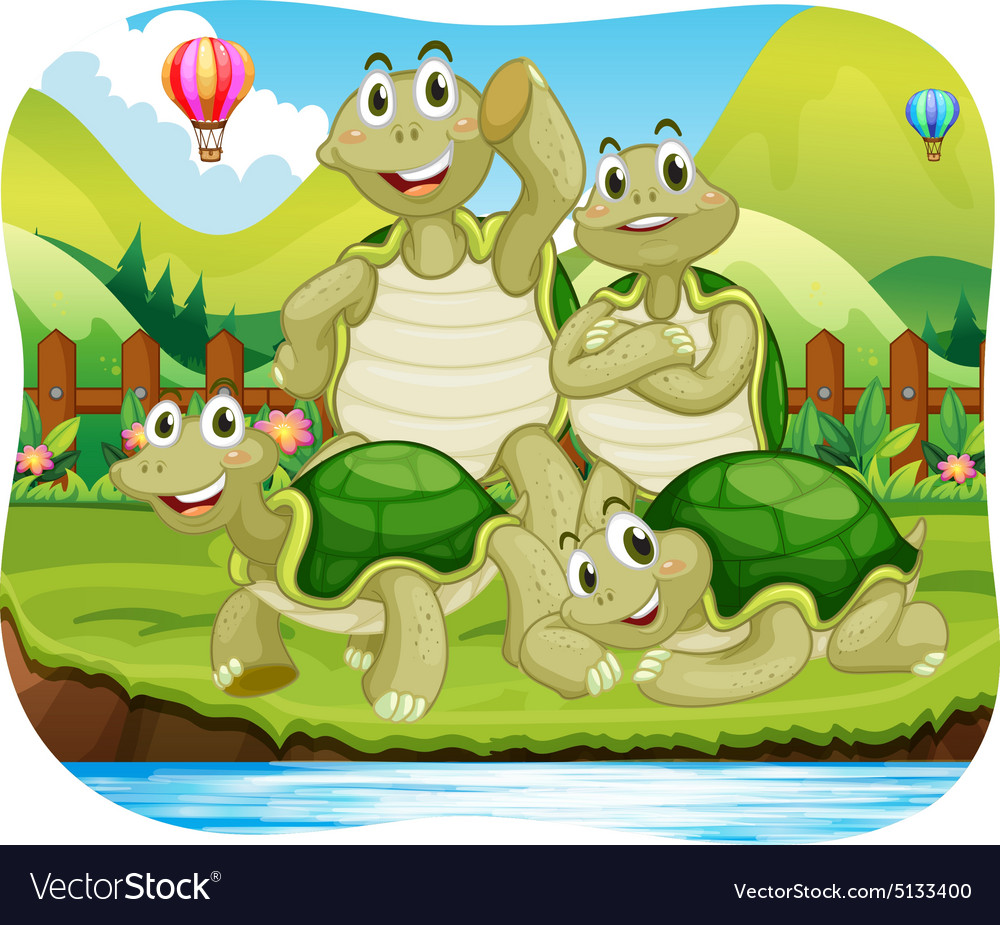 Turtles Royalty Free Vector Image - VectorStock