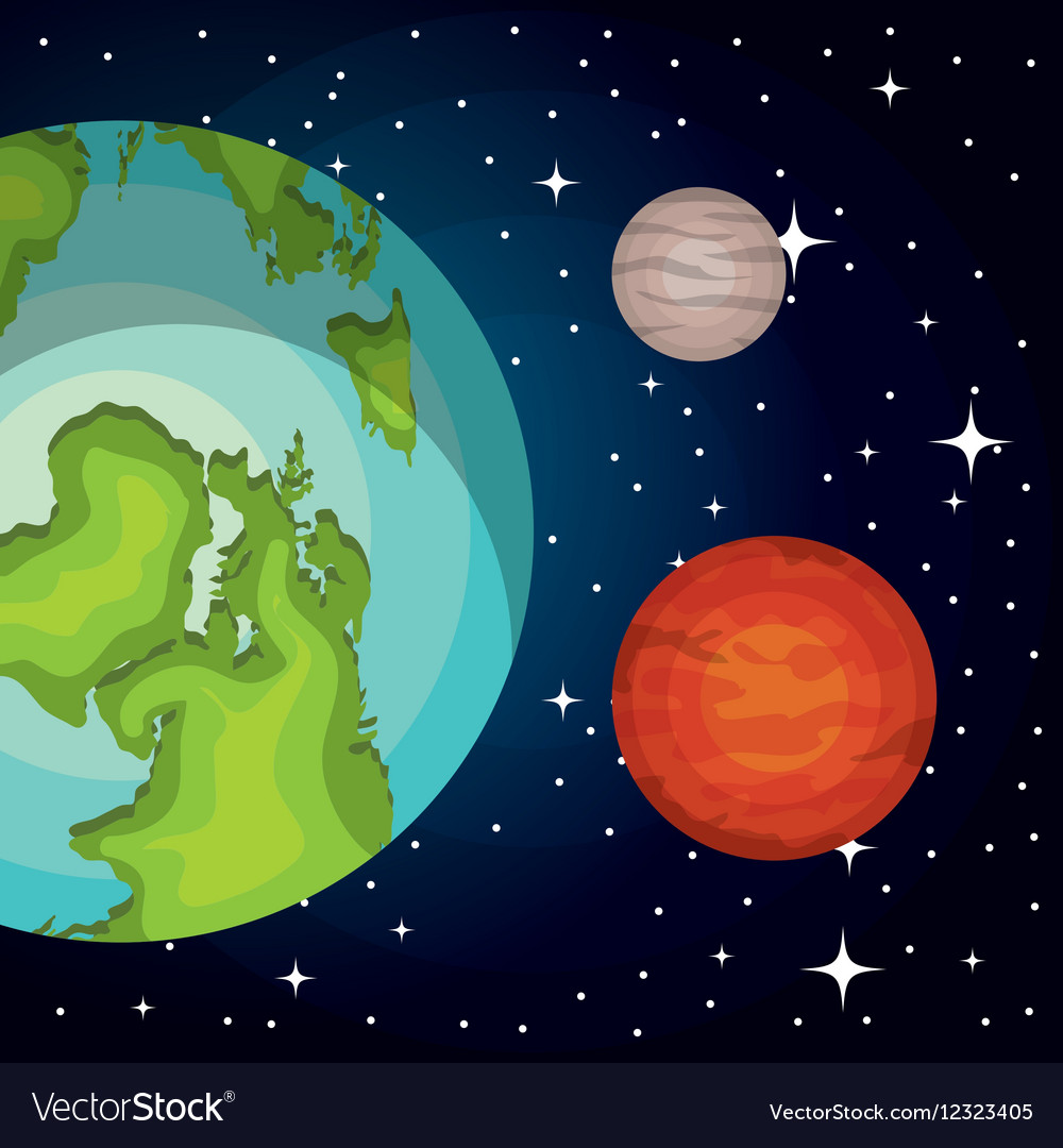 Astronomie System Sonnenplaneten isoliert