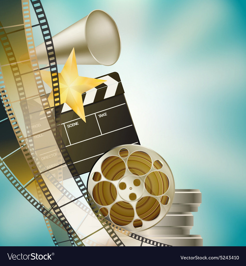 Cinema background Royalty Free Vector Image - VectorStock