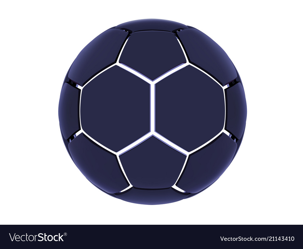 Futuristic sports concept of a soccer ball Vector Image