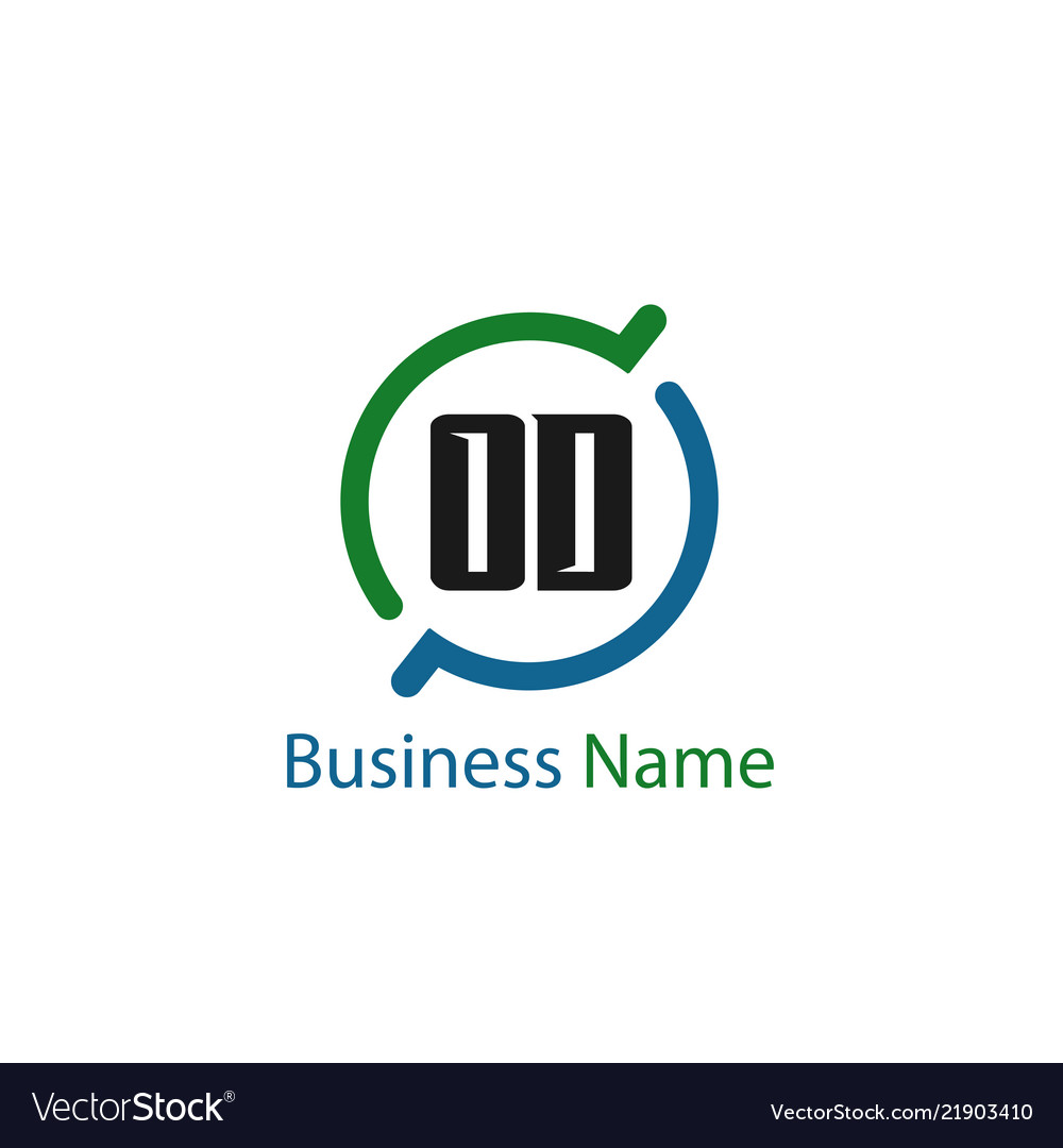 Initial letter od logo template design