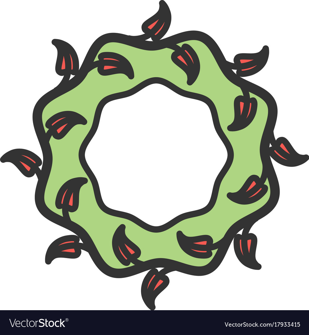 Wreath Royalty Free Vector Image - VectorStock