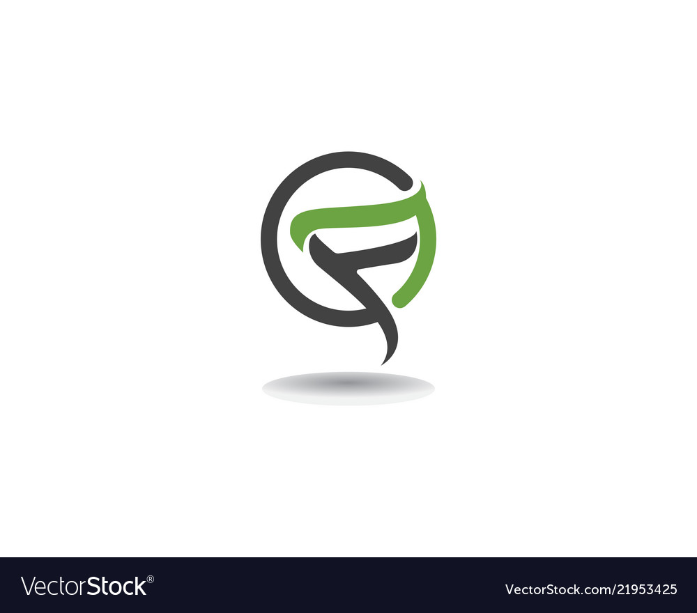 F logo business symbols template letter