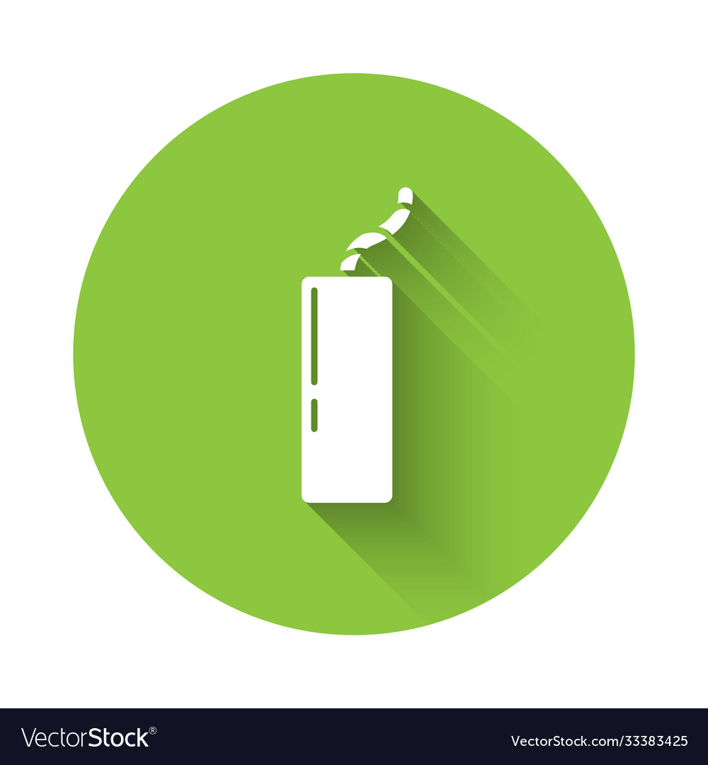 White Detonate Dynamite Bomb Stick And Timer Clock White Detonate Dynamite Bomb Stick And Timer Clock