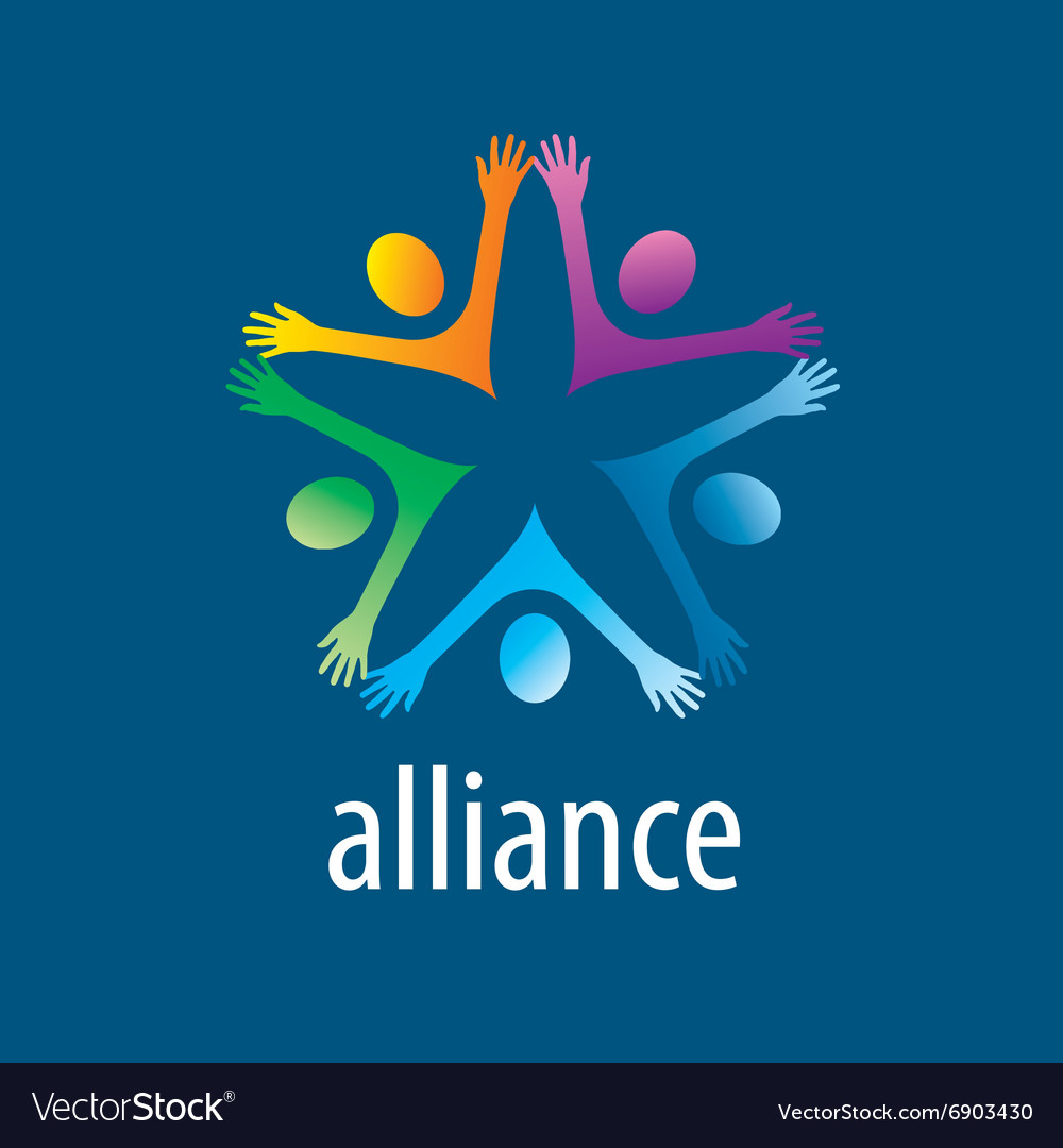 Human alliance logo Royalty Free Vector Image - VectorStock