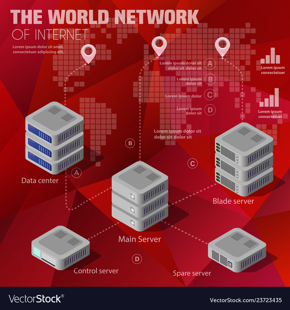 Computer power server Royalty Free Vector Image Computer power server vector image on VectorStock