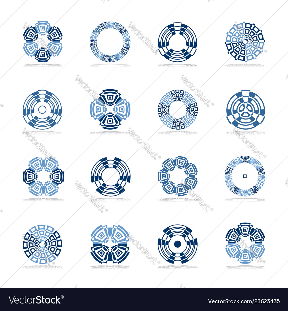 Design elements set Royalty Free Vector Image - VectorStock