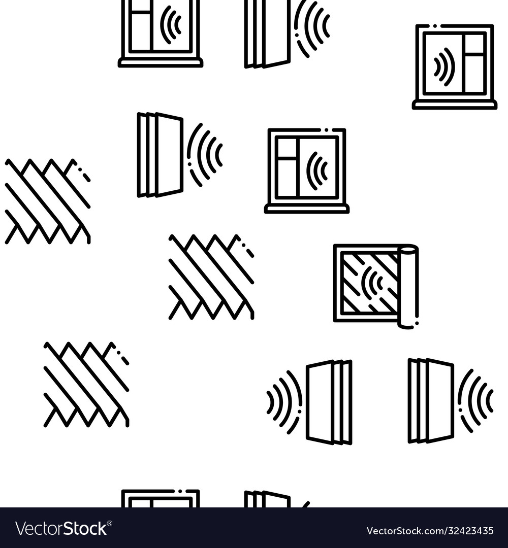 Soundproofing building material icons set