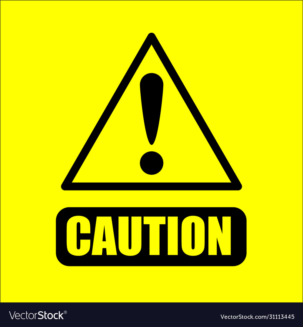 Caution Sign Logo - photos and vectors