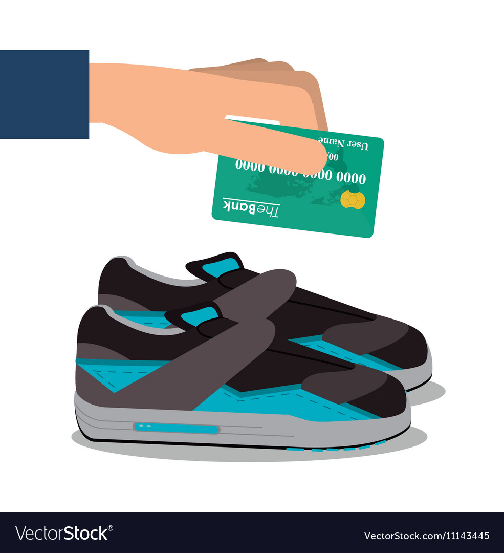 Running shoes payment and shopping design