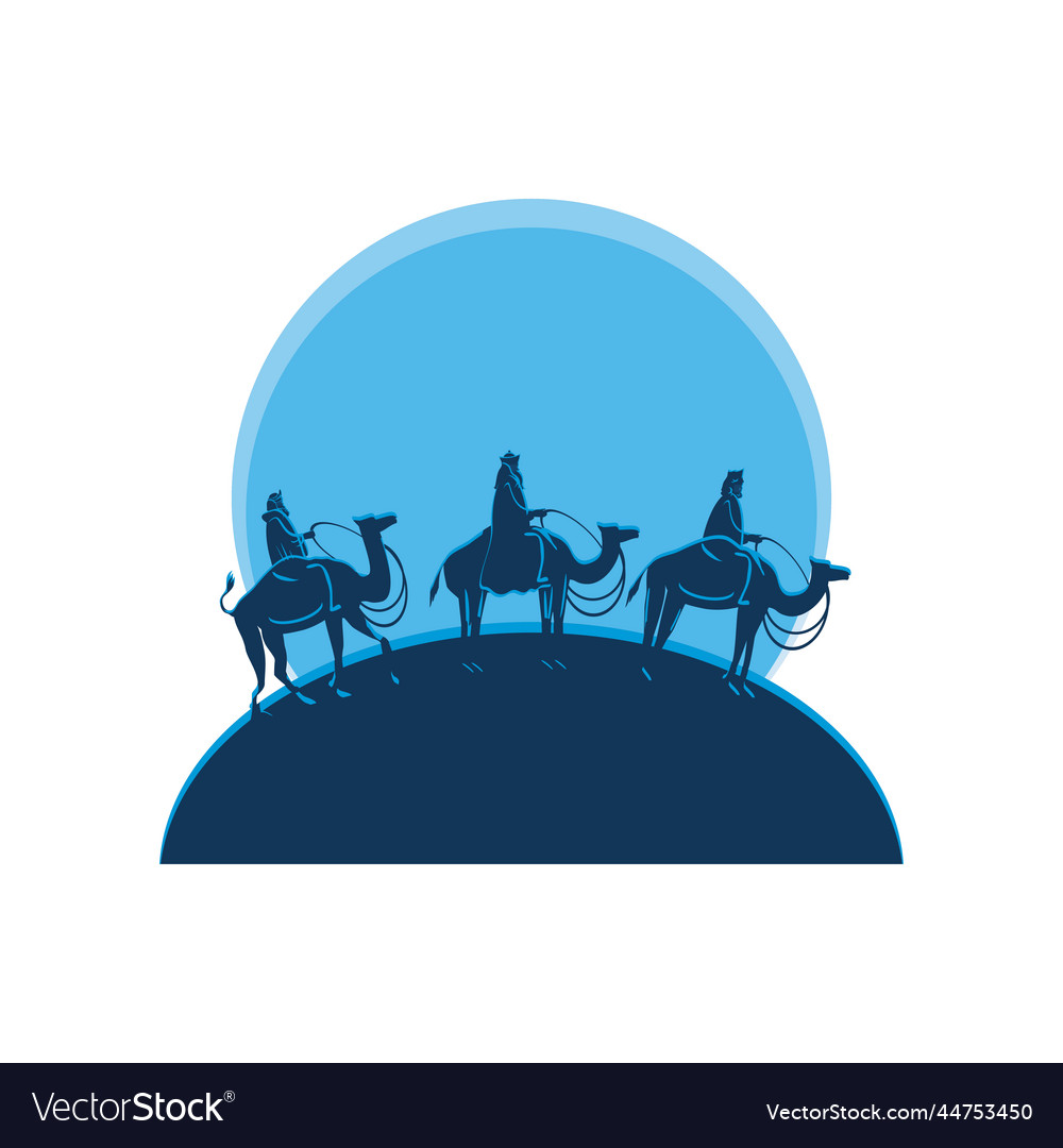 Epiphany wise men Royalty Free Vector Image - VectorStock