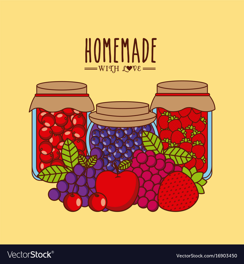 Homemade jam design