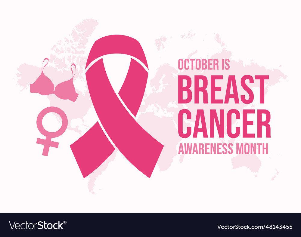 Breast cancer awareness month poster