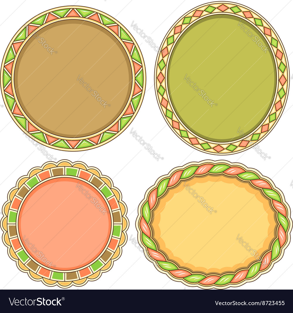 Frames geometric Royalty Free Vector Image - VectorStock