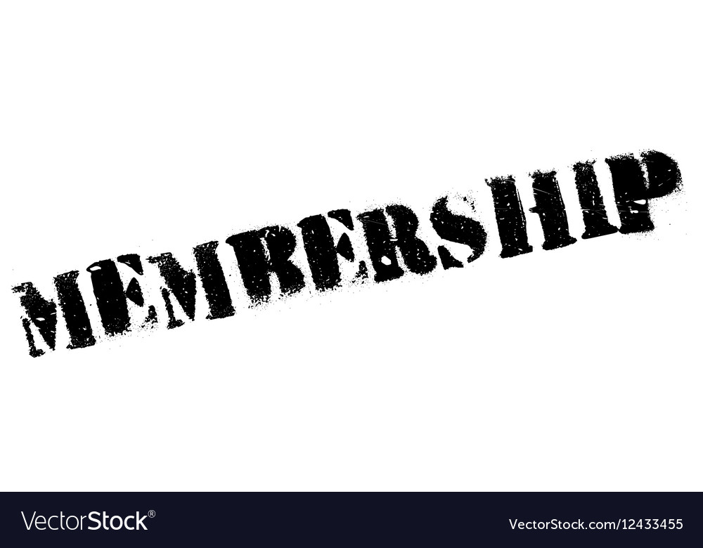 Membership rubber stamp