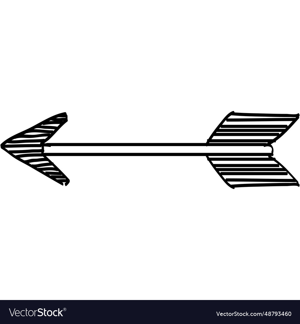 Dirt arrow drawing