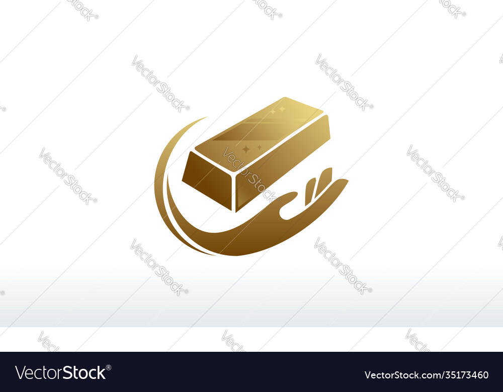 Golden stone logo designs jewelry template