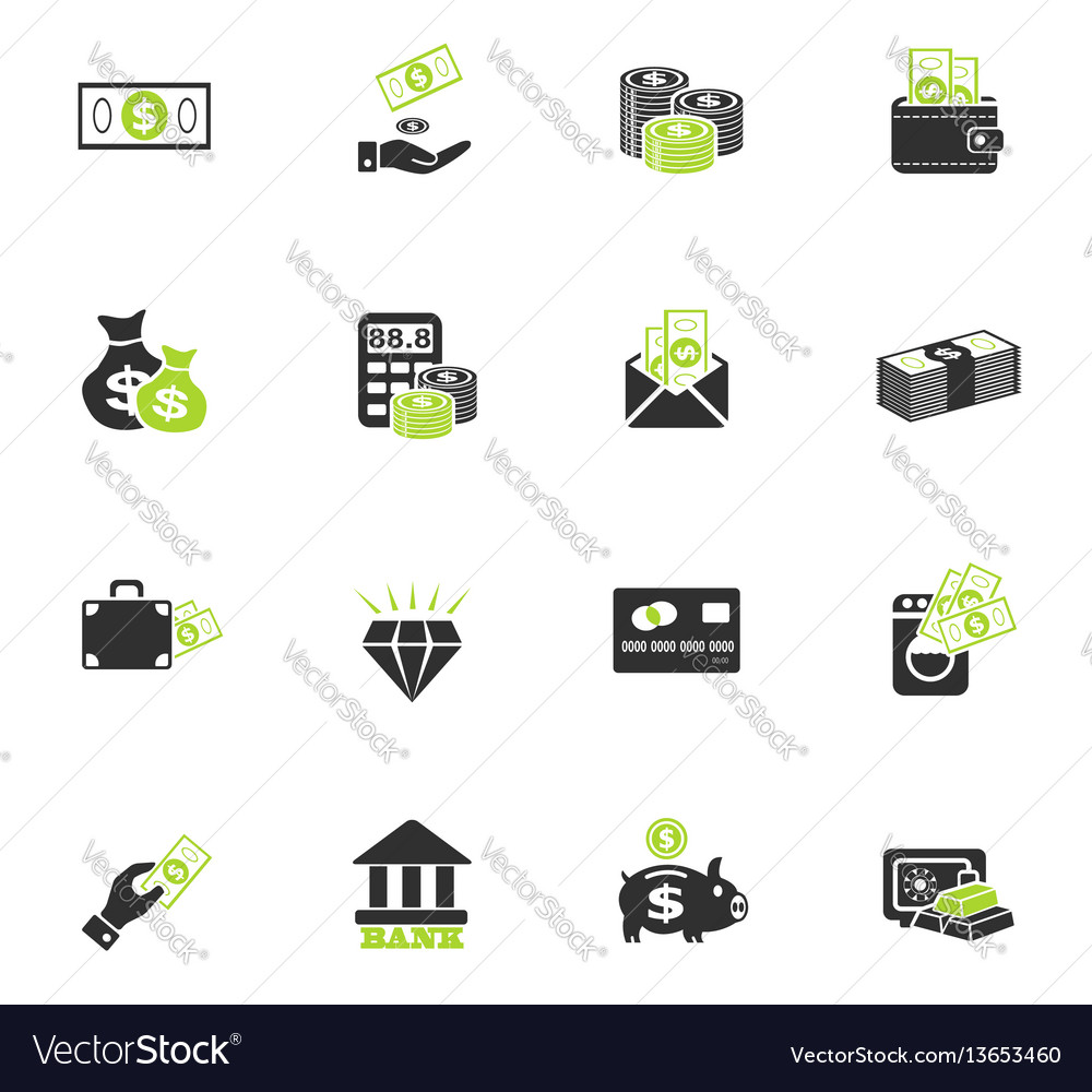 Geld Icon Set