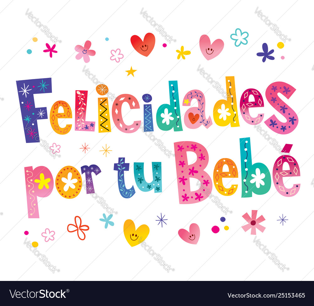 congratulations-on-your-baby-in-spanish-royalty-free-vector