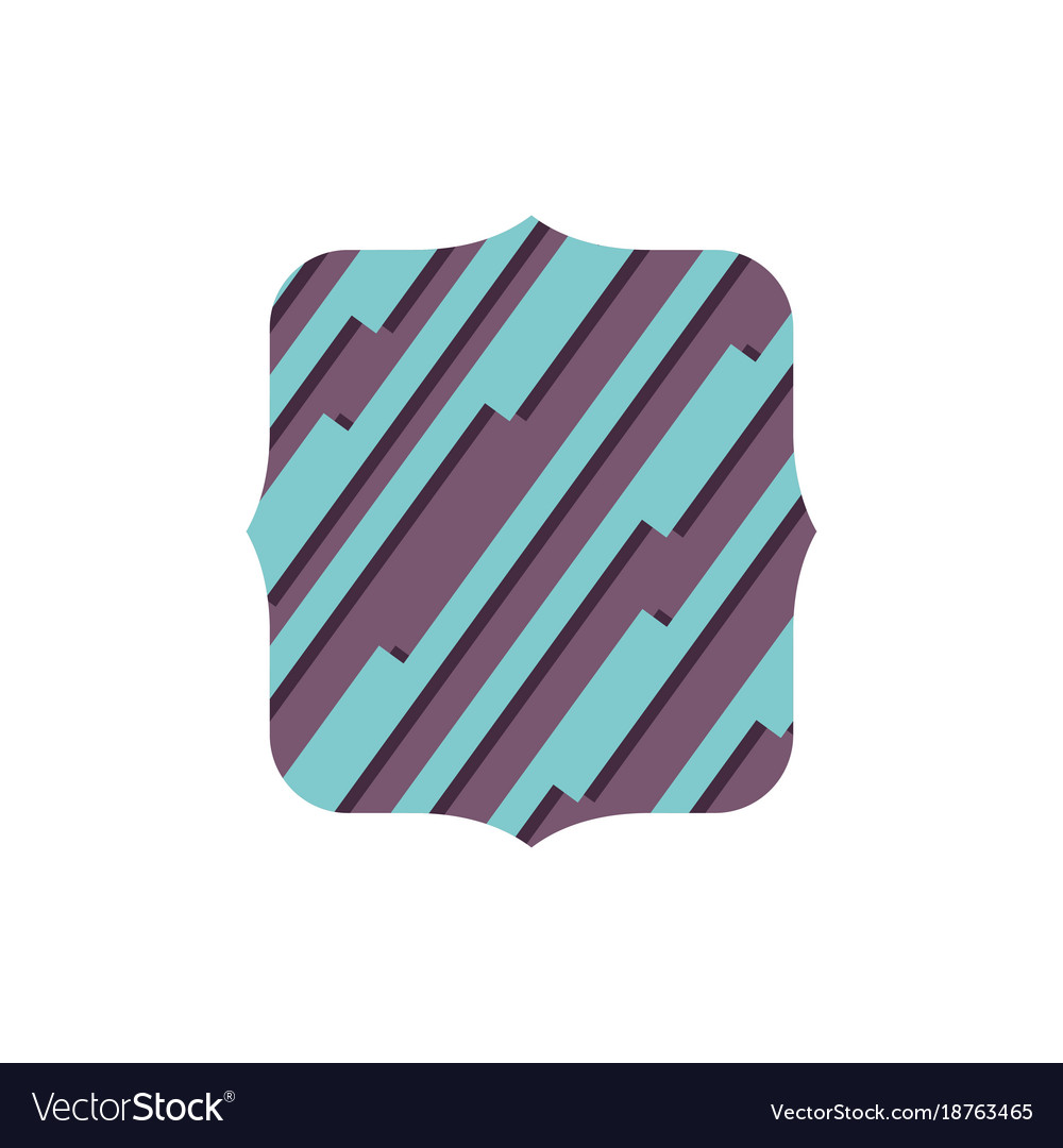 Isolated pattern frame design Royalty Free Vector Image