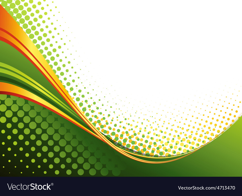 Abstract curved lines background template Vector Image