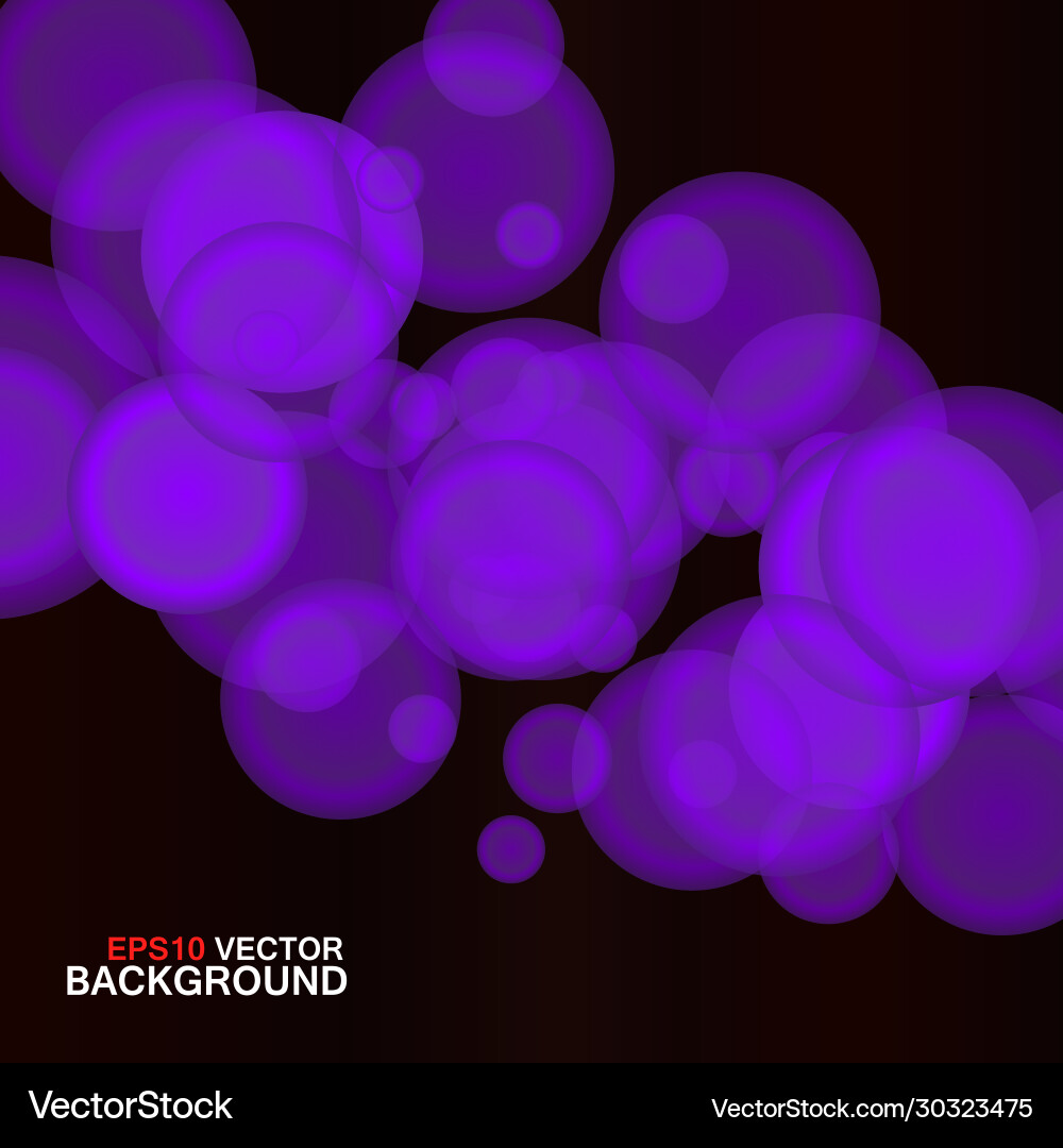 Abstract bubbles background Royalty Free Vector Image