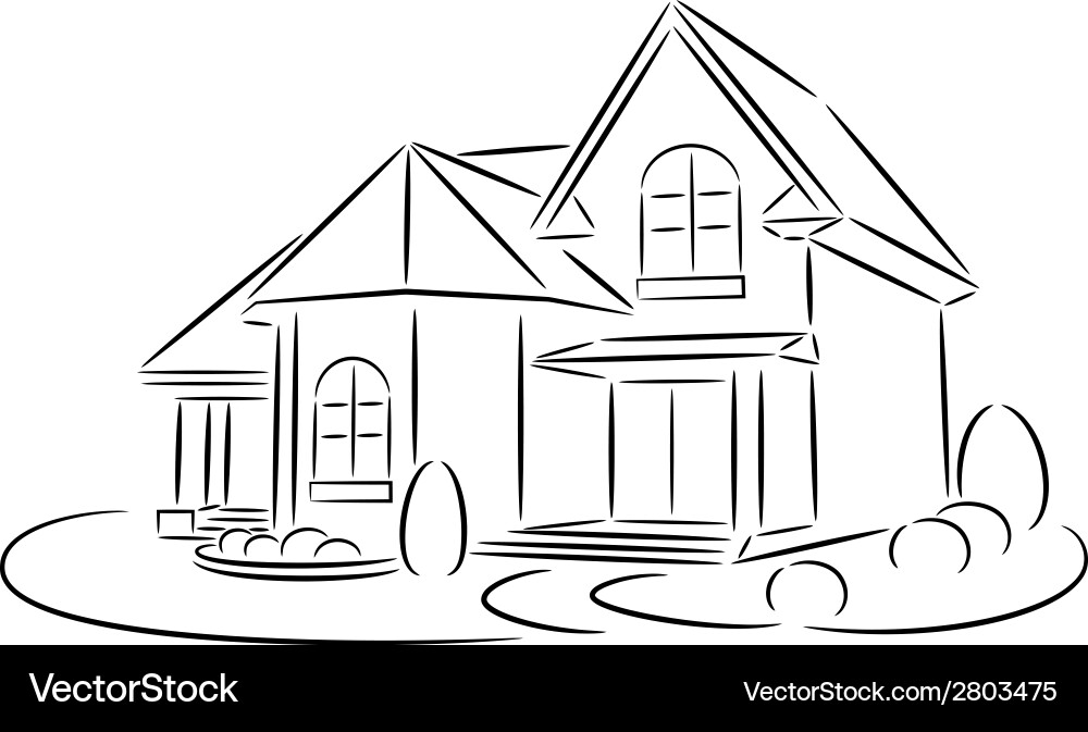 House Royalty Free Vector Image - VectorStock
