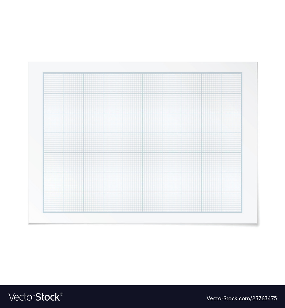 Landscape orientation engineering graph paper