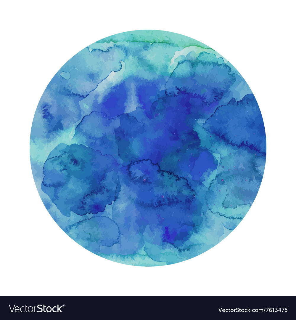 Round watercolor texture