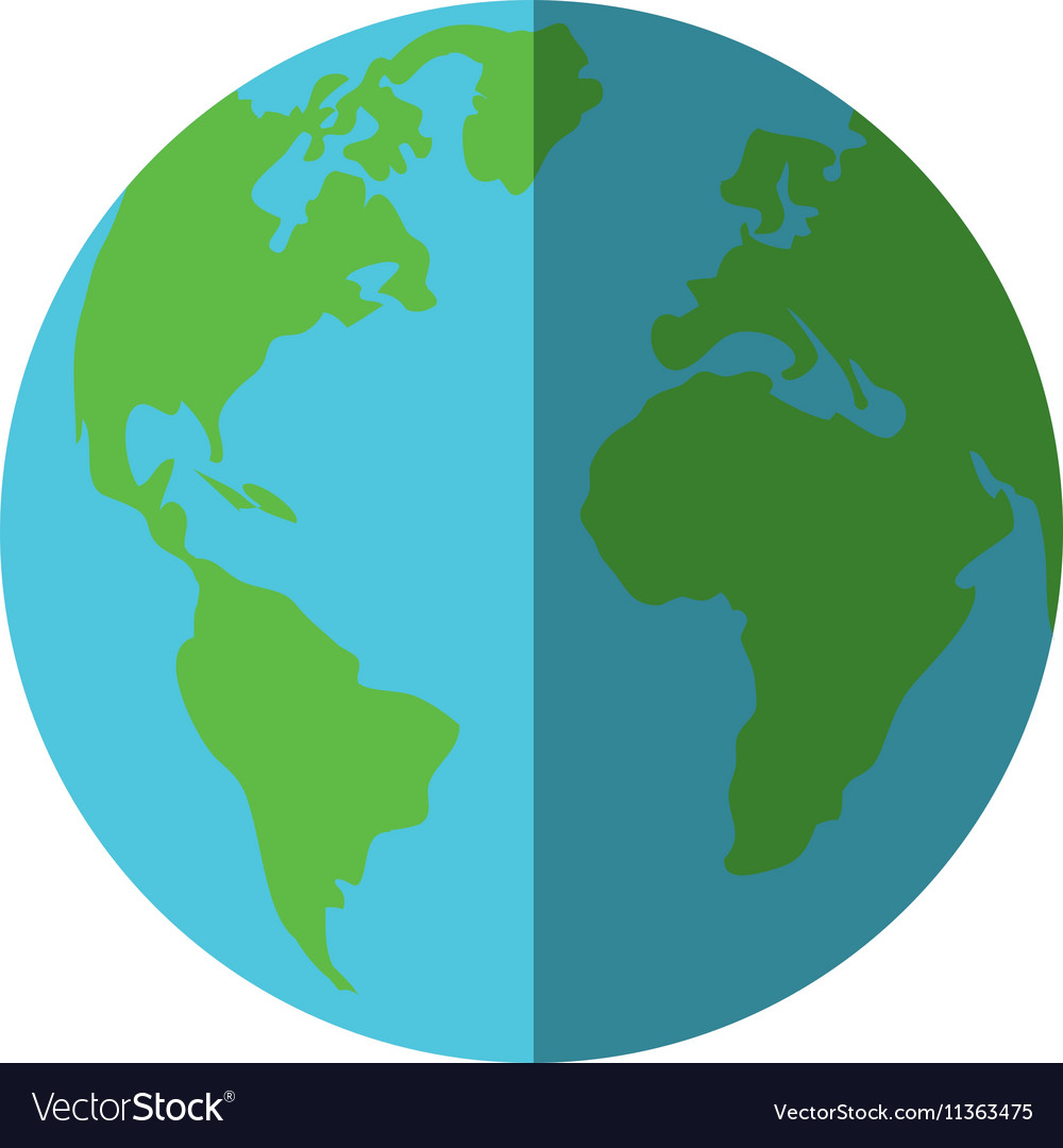 World planet earth isolated icon