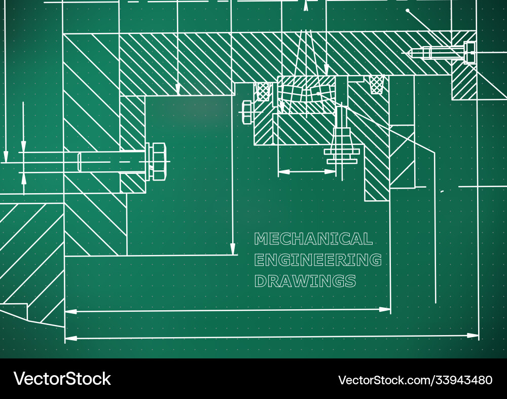 Mechanical engineering technical backgrounds Vector Image