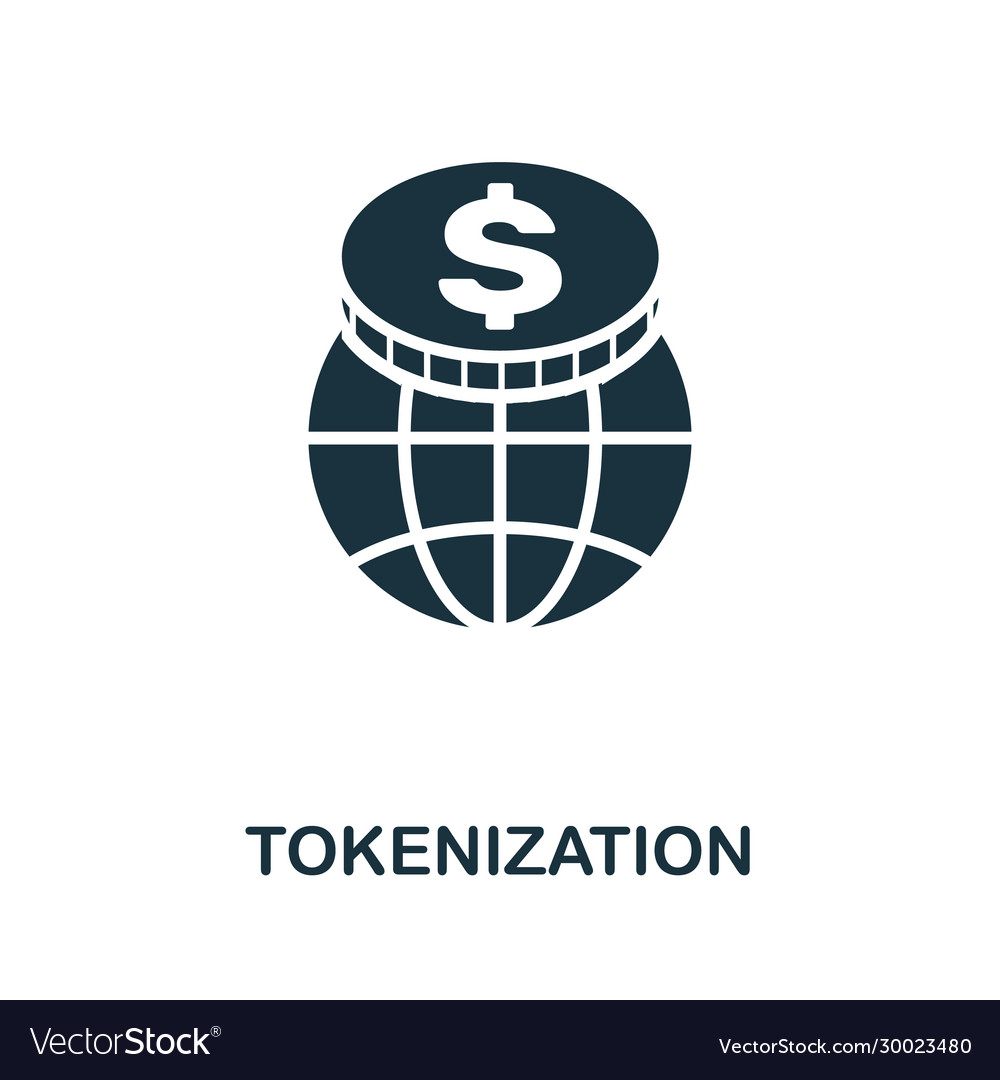 Tokenization Icon Simple Element From Business Vector Image