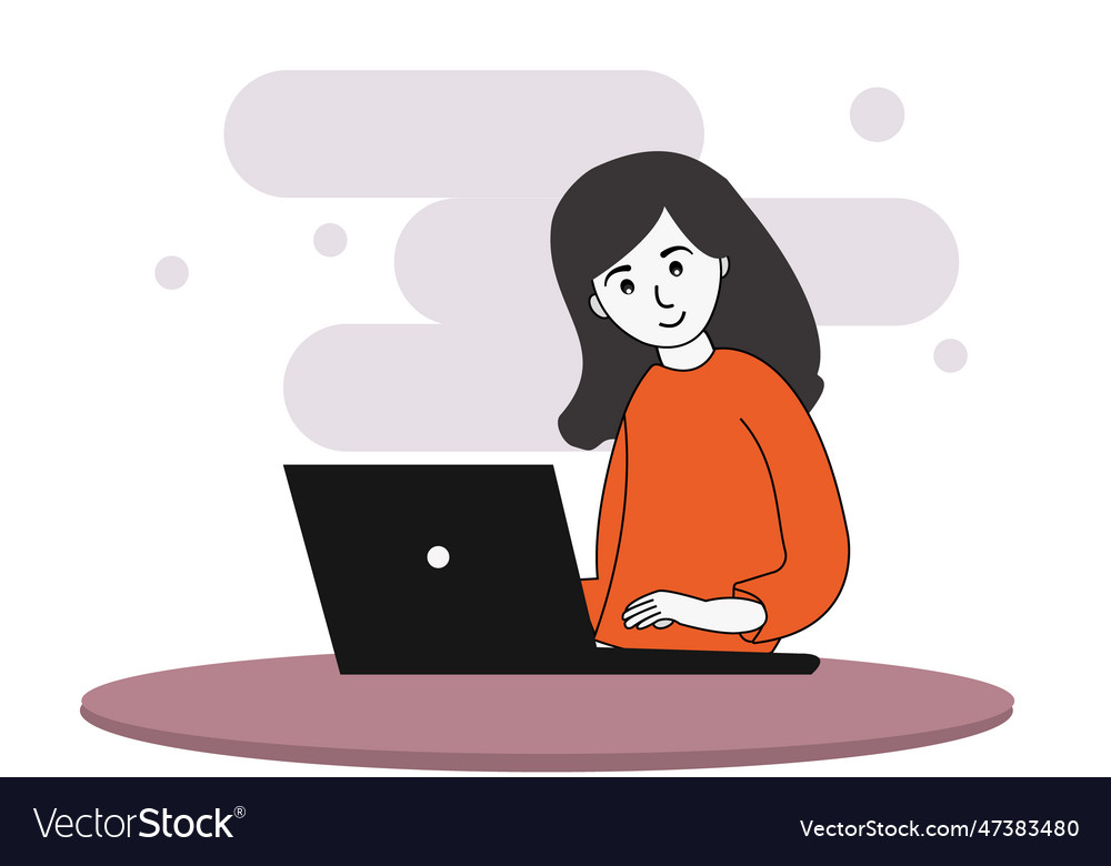 Working business women Royalty Free Vector Image