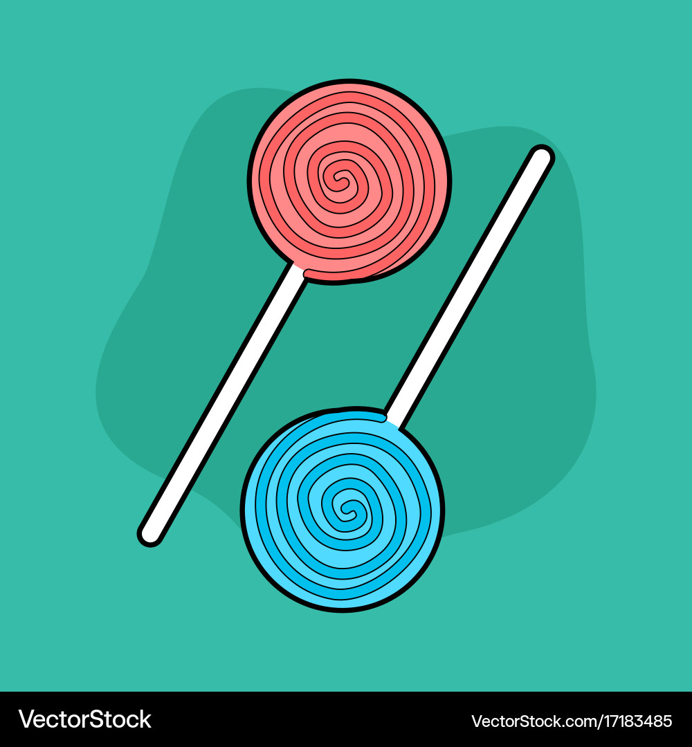 Lollipops Royalty Free Vector Image - VectorStock