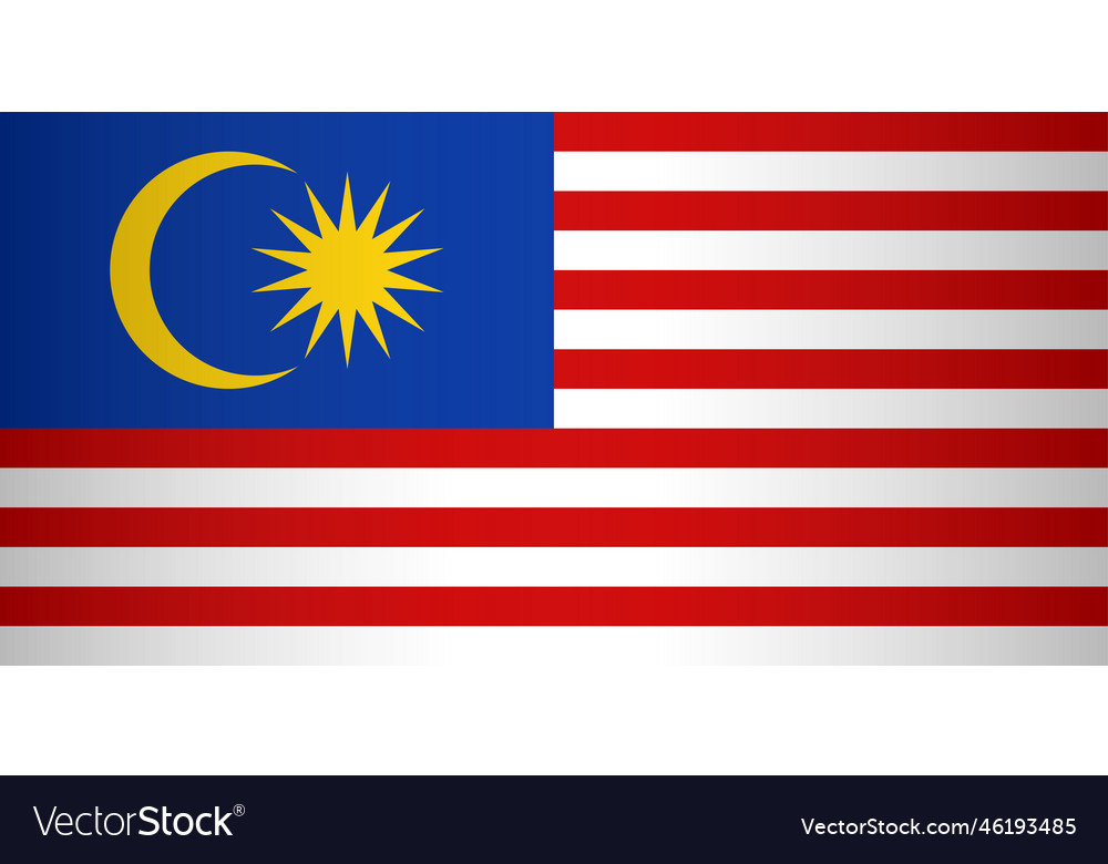 Malaysia Flag Royalty Free Vector Image - VectorStock