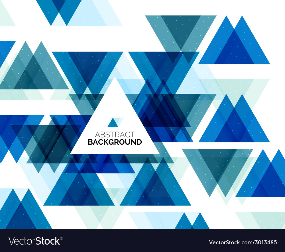 Triangle geometric concept Royalty Free Vector Image