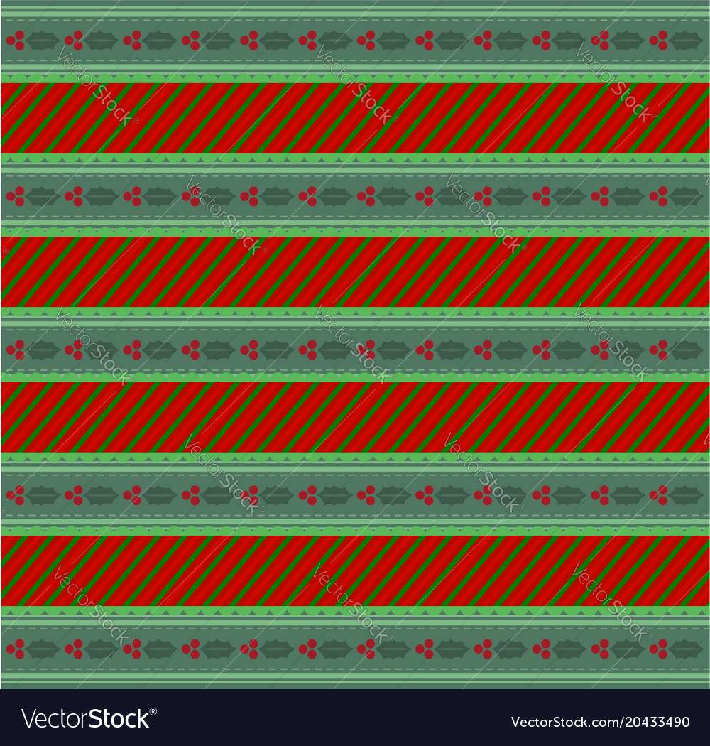 Cute festive red and green striped background